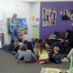 learning about farming and plants at la costa valley preschool and kindergarten with Phill from Carlsbad Flower Fields